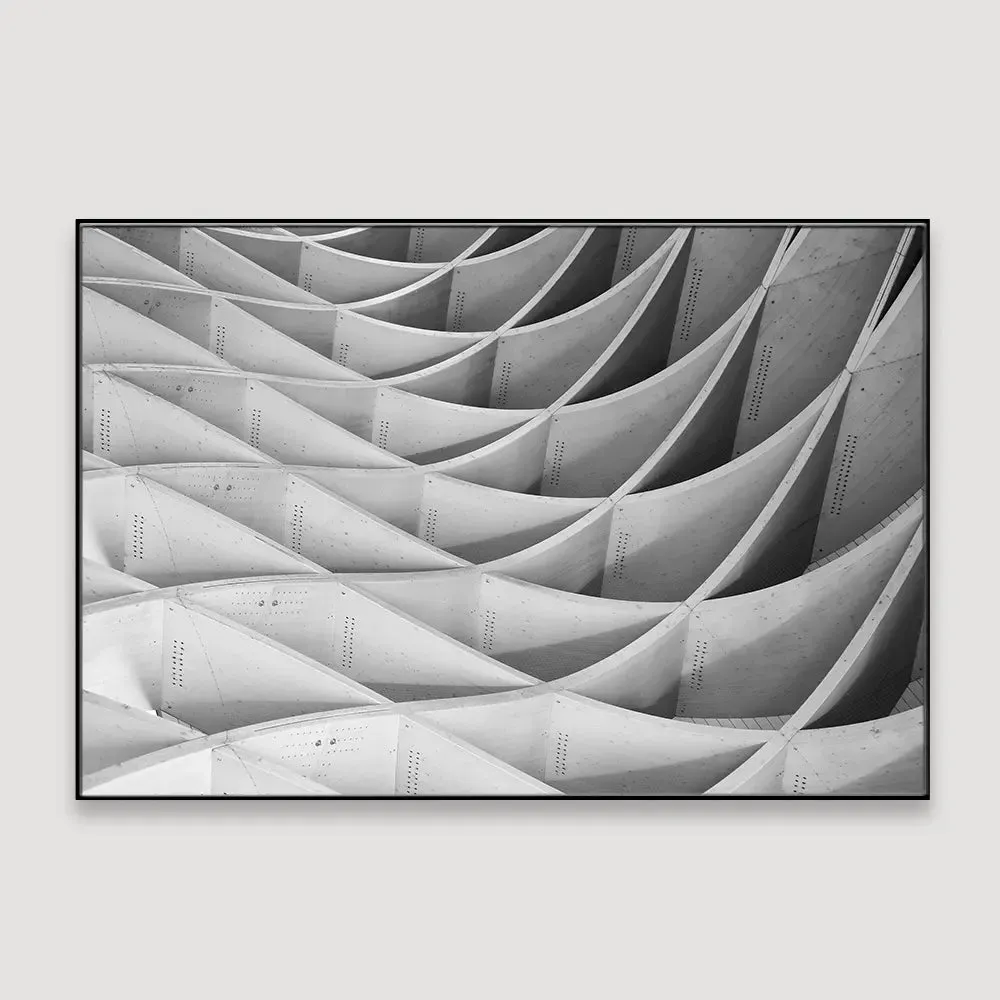 Power of Pattern Framed Wall Art With Floating Frame