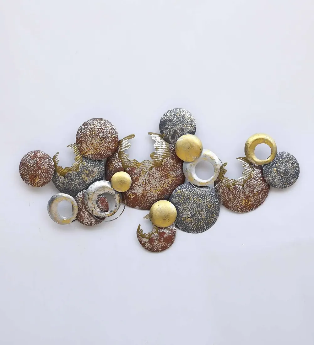 Premium Abstract Round Metal Wall Art Décor