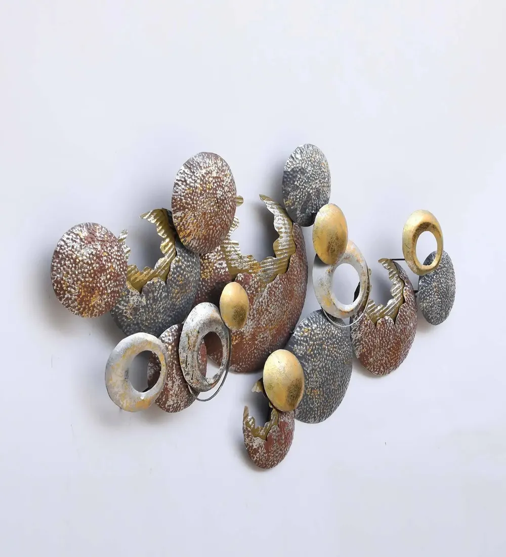 Premium Abstract Round Metal Wall Art Décor