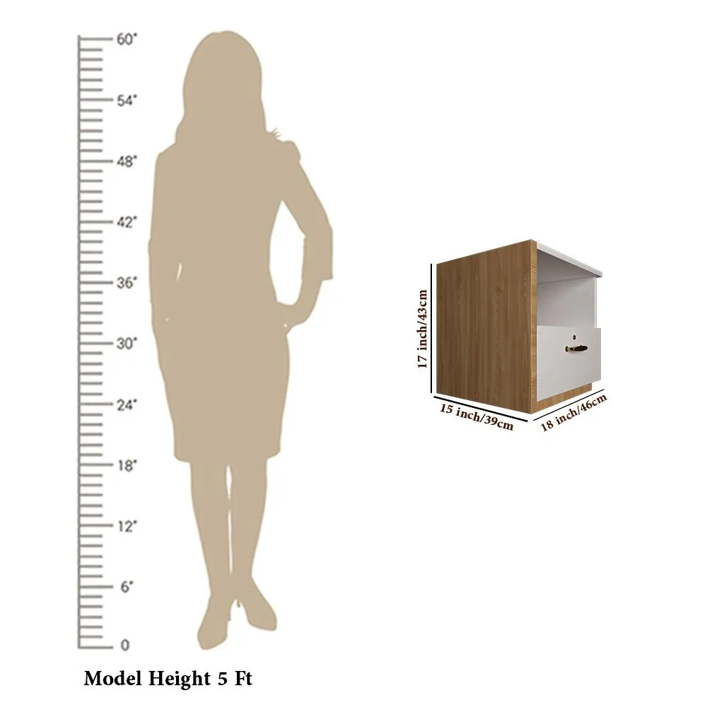 Premium Bottom Single Drawer Bedside Table