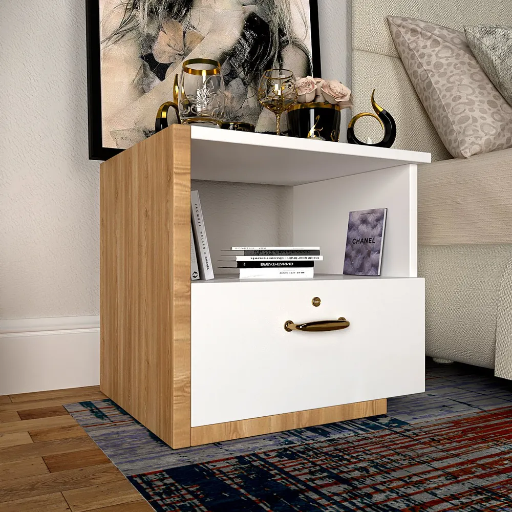 Premium Bottom Single Drawer Bedside Table