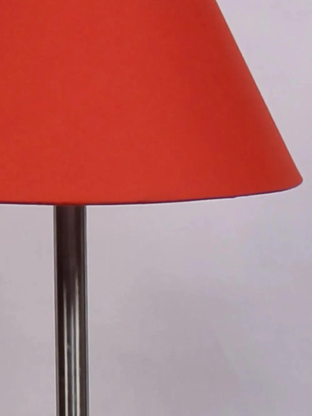 Premium Conical Designer Metal Floor Lamp With Cotton Shade White