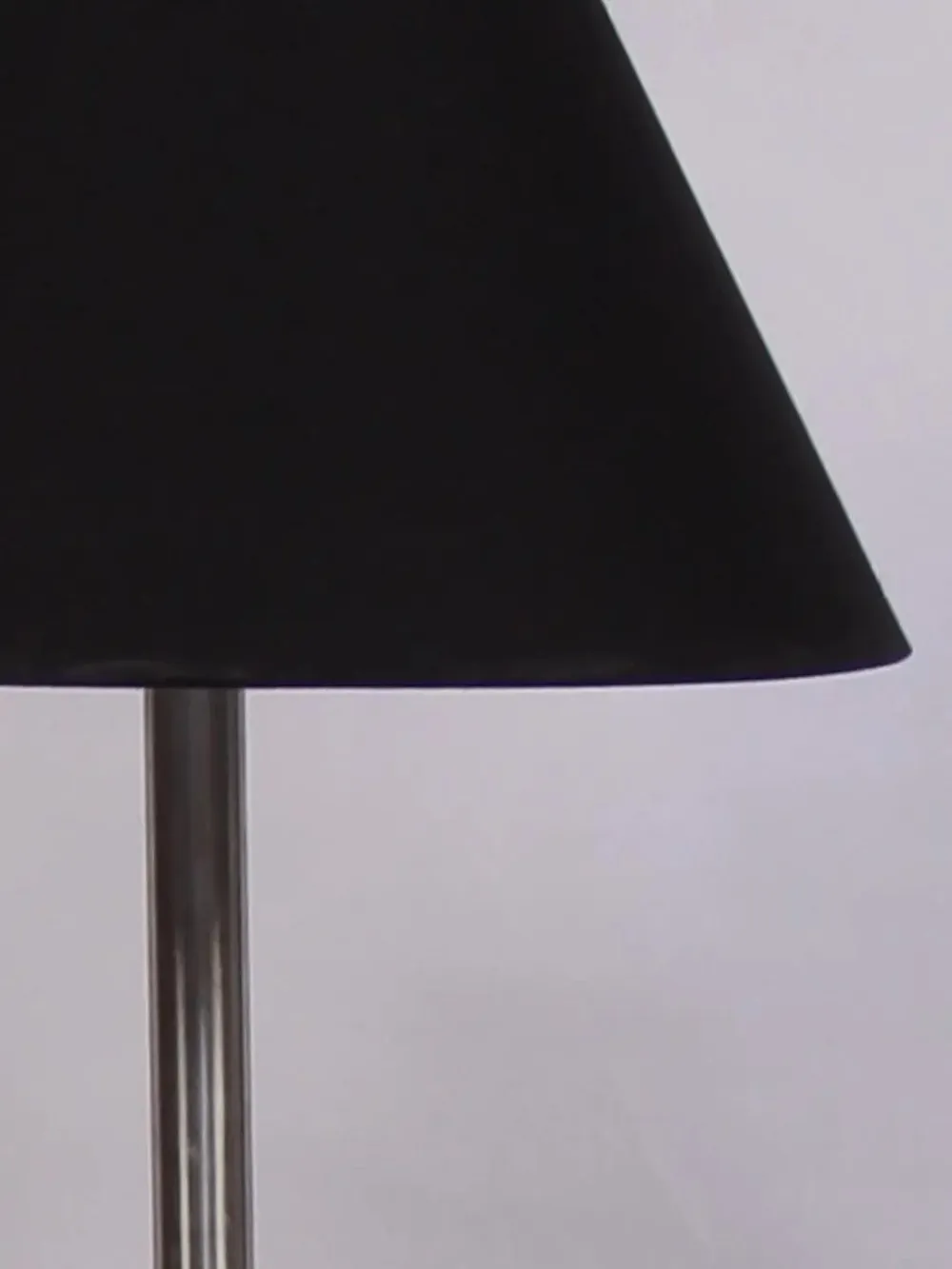 Premium Conical Designer Metal Floor Lamp With Cotton Shade White