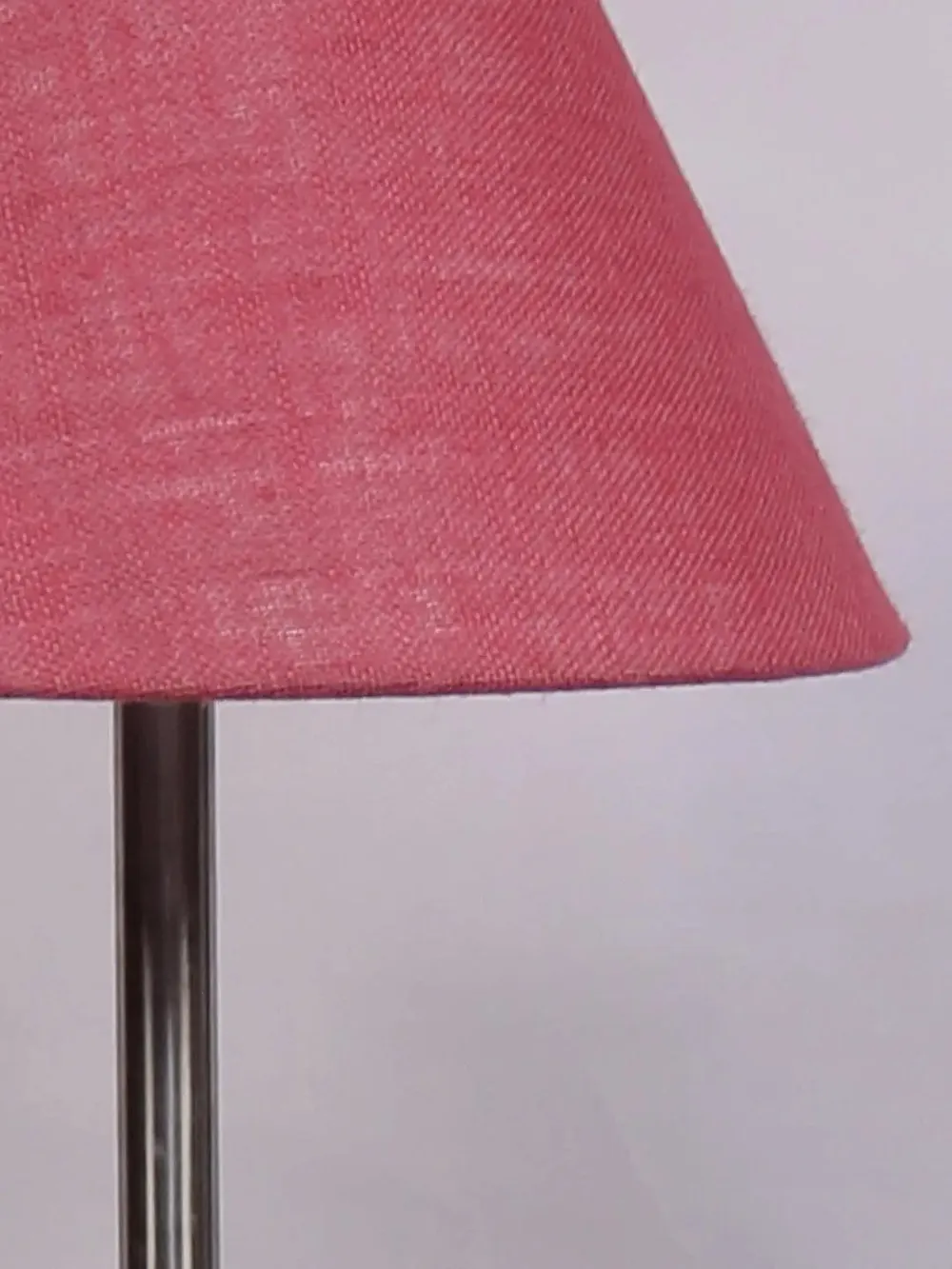 Premium Conical Designer Metal Floor Lamp With Jute Shade Pink