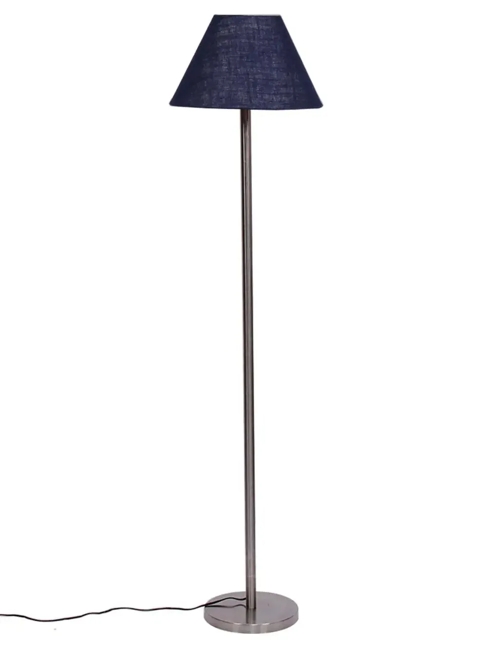 Premium Conical Designer Metal Floor Lamp With Jute Shade Pink
