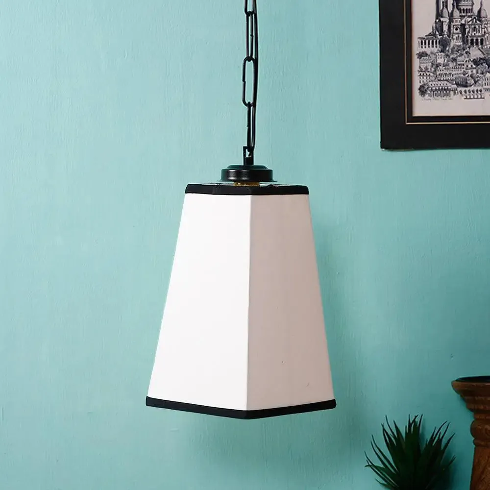Premium Cotton Pyramid Hanging Lamp