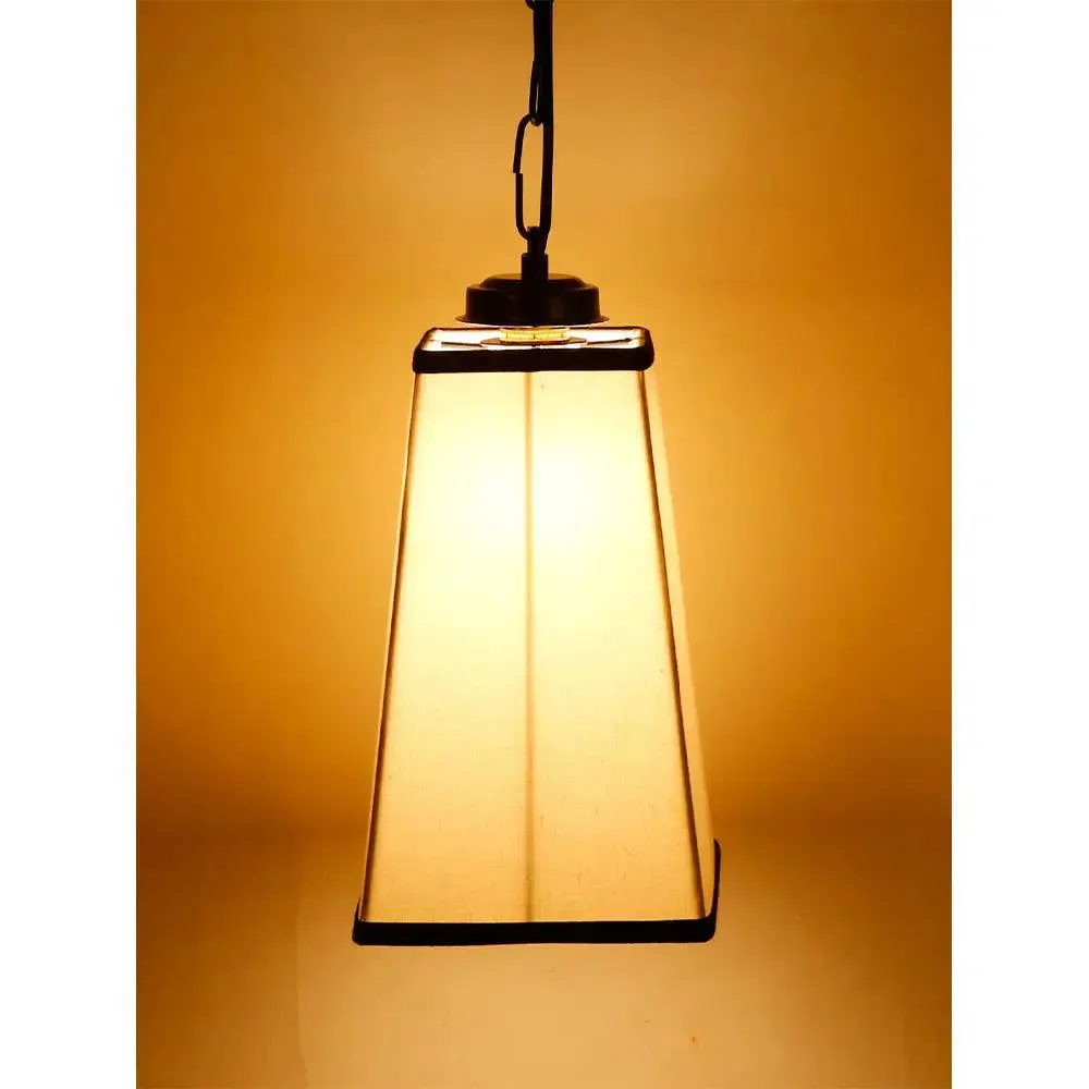 Premium Cotton Pyramid Hanging Lamp