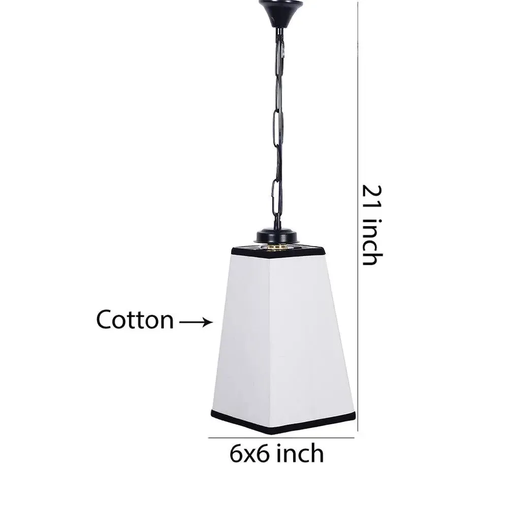 Premium Cotton Pyramid Hanging Lamp
