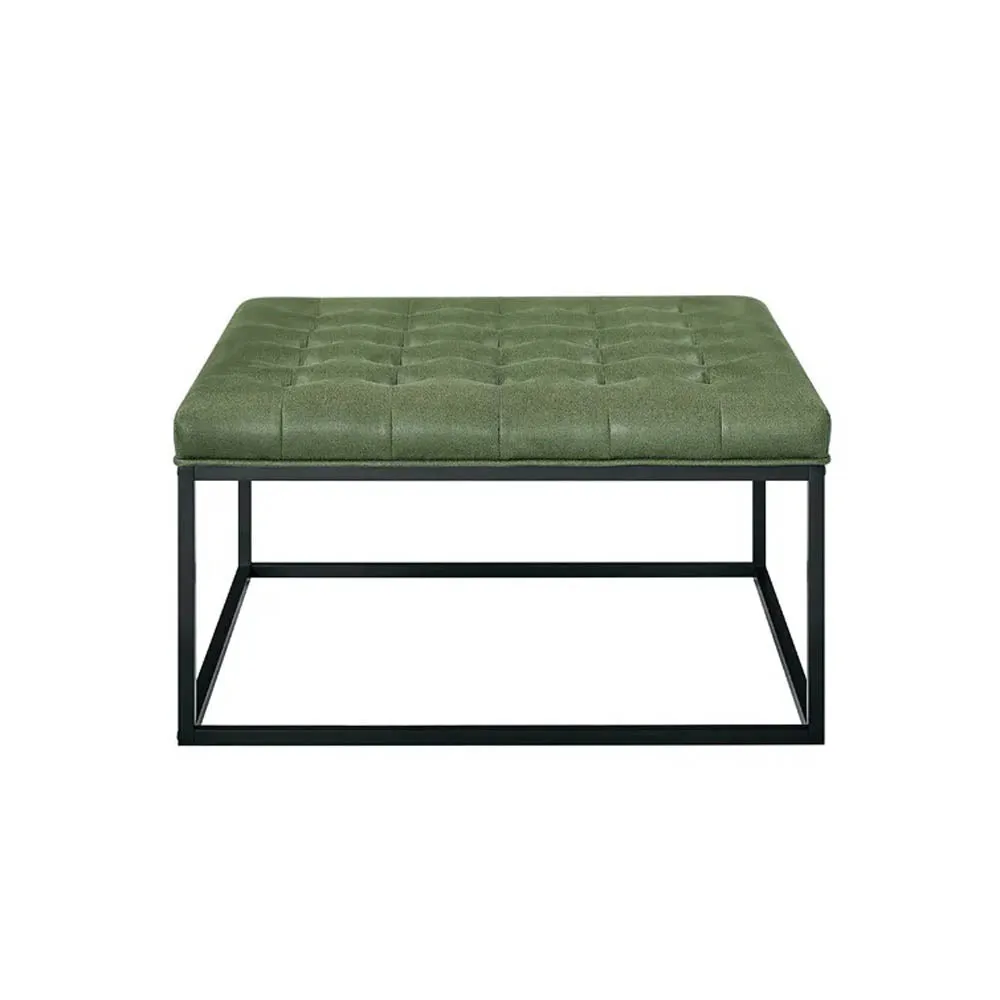 Premium Green Tufted Leatherette Coffee Table / Center Table