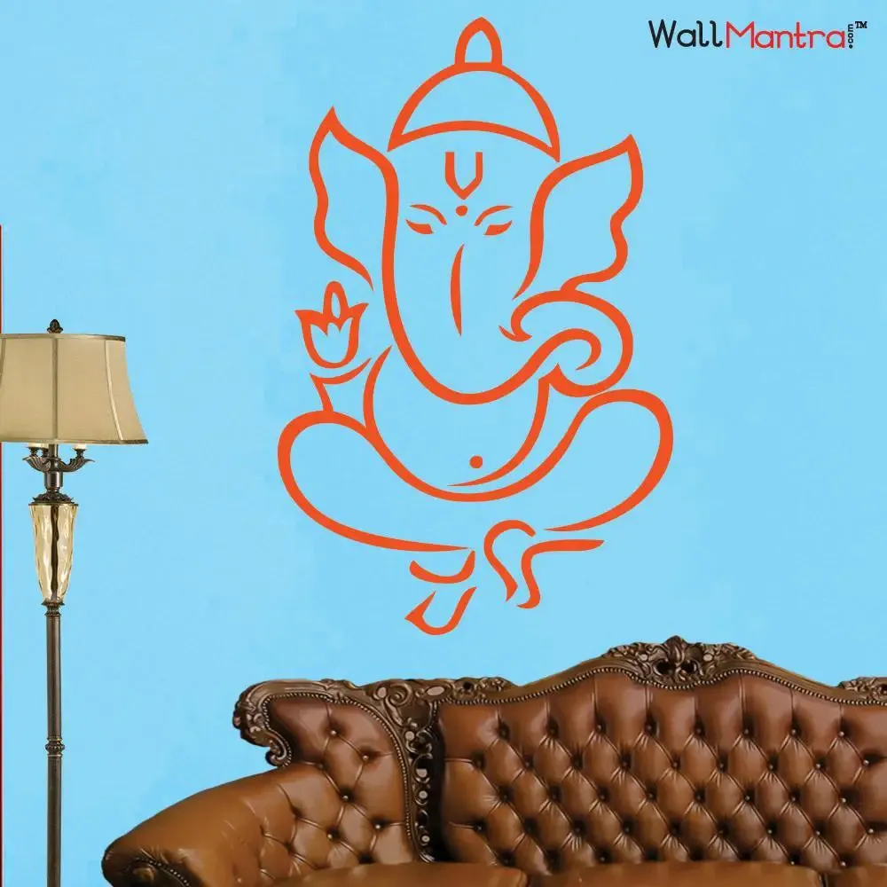 Premium Quality Ganesha Wall Sticker