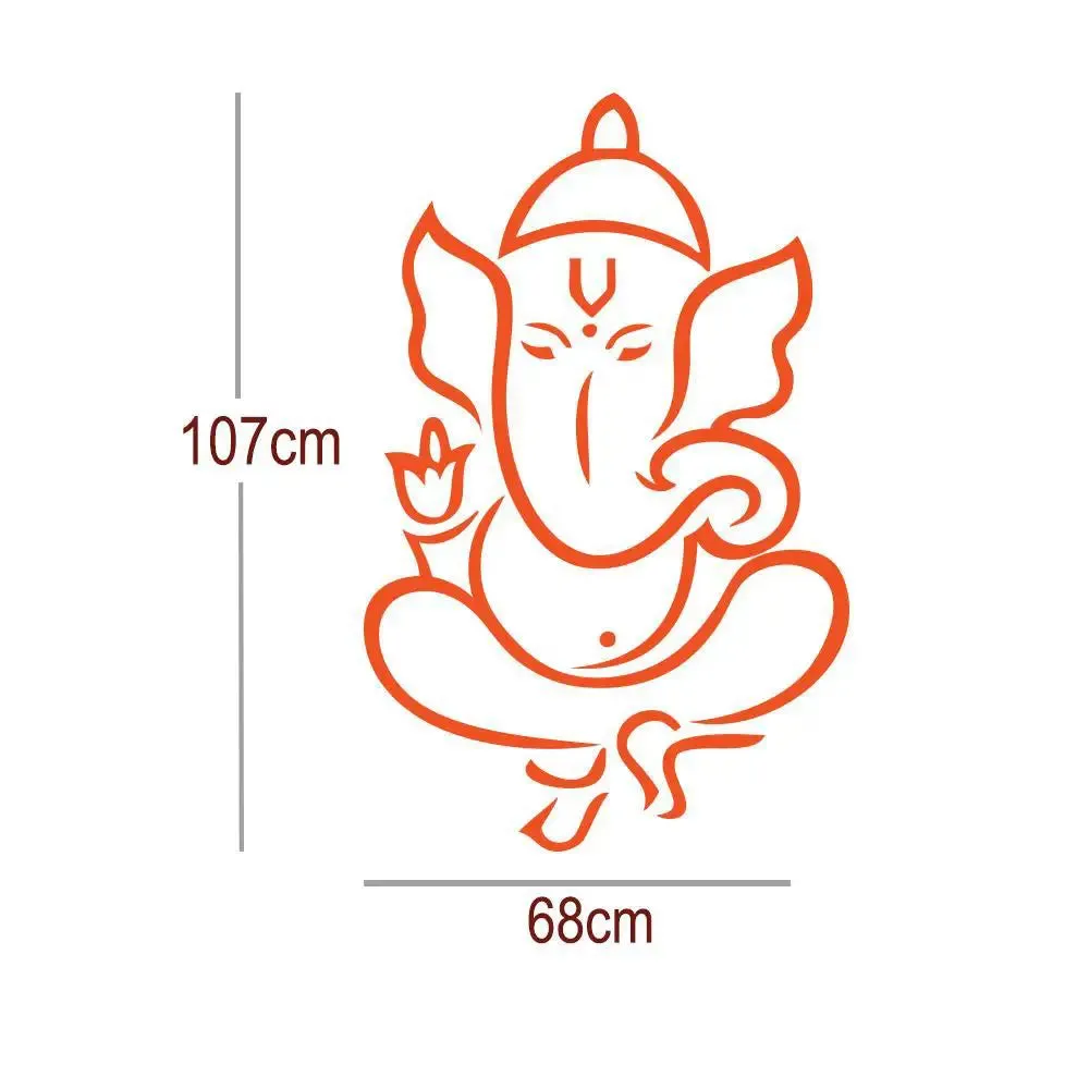 Premium Quality Ganesha Wall Sticker