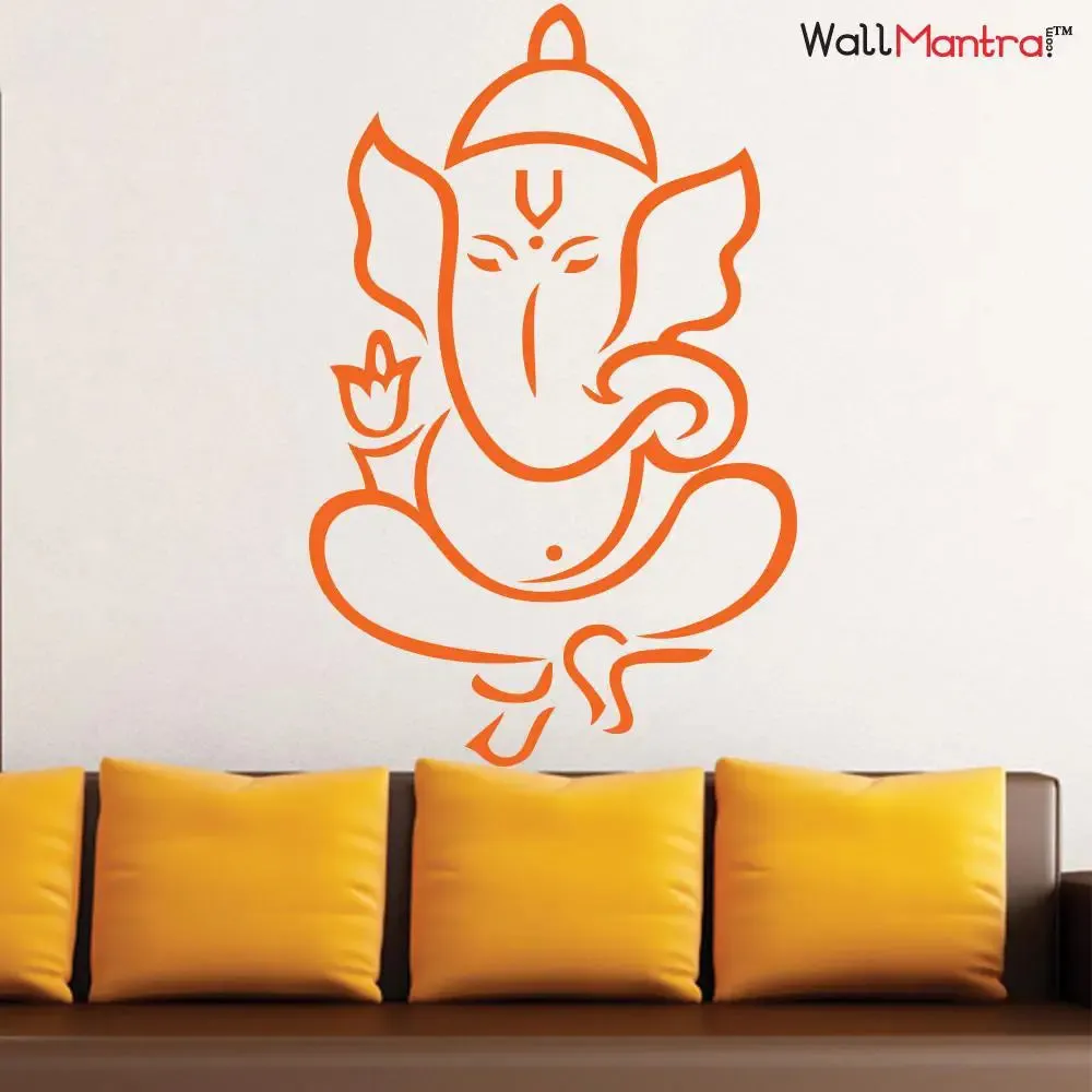 Premium Quality Ganesha Wall Sticker