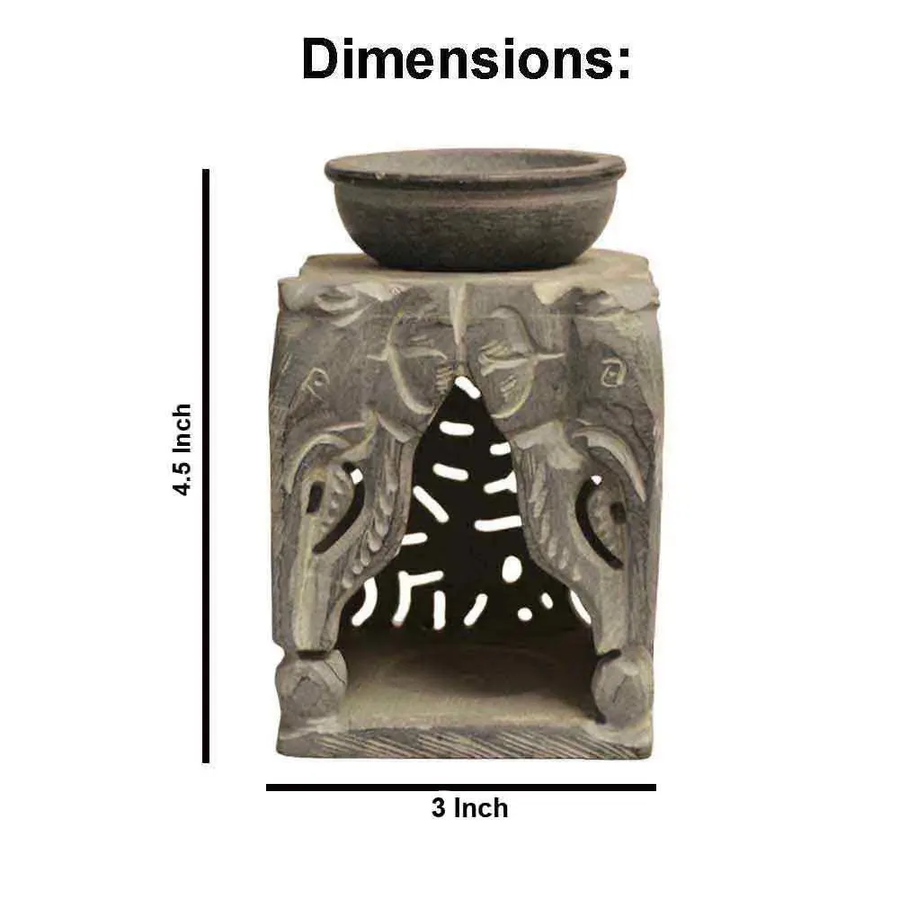 Premium-Quality Grey Paleva Stone Oil Diffuser
