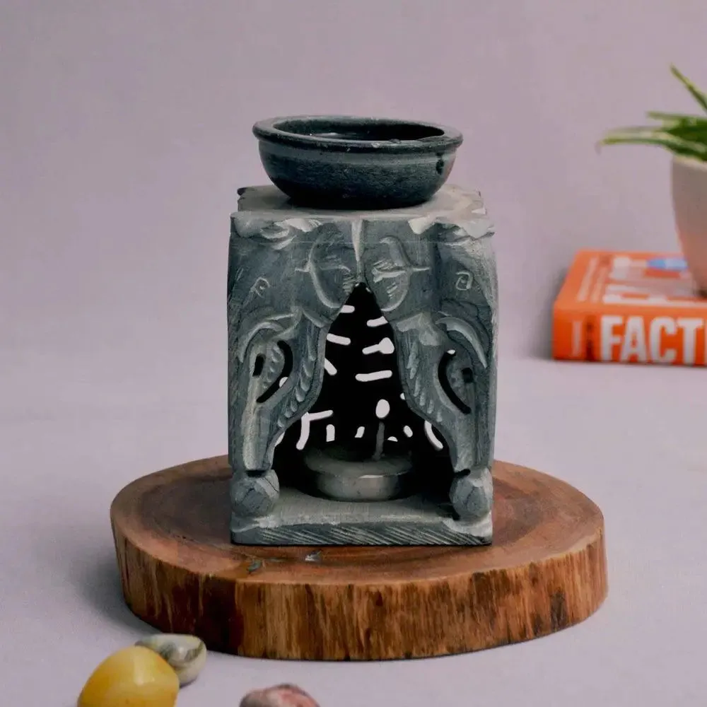 Premium-Quality Grey Paleva Stone Oil Diffuser