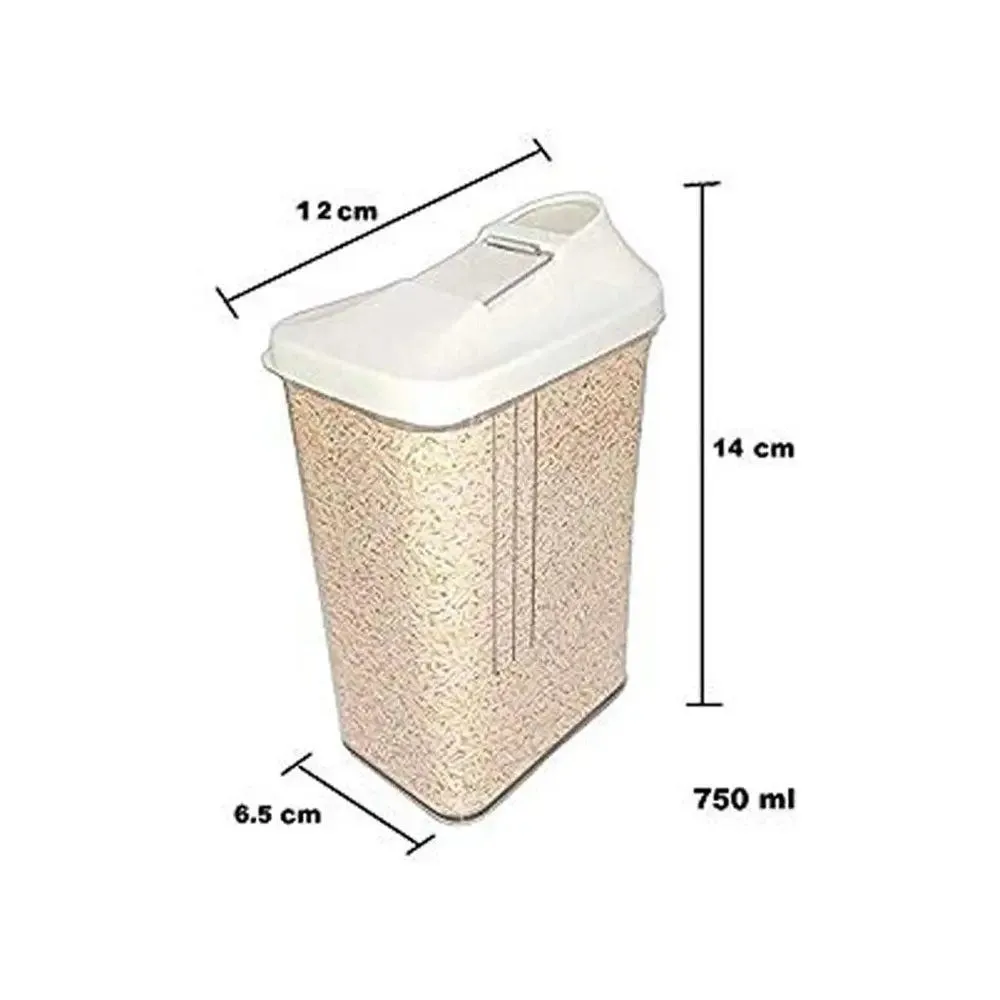 Premium Quality Transparent Kitchen Containers Set Of 6 (750 ml)