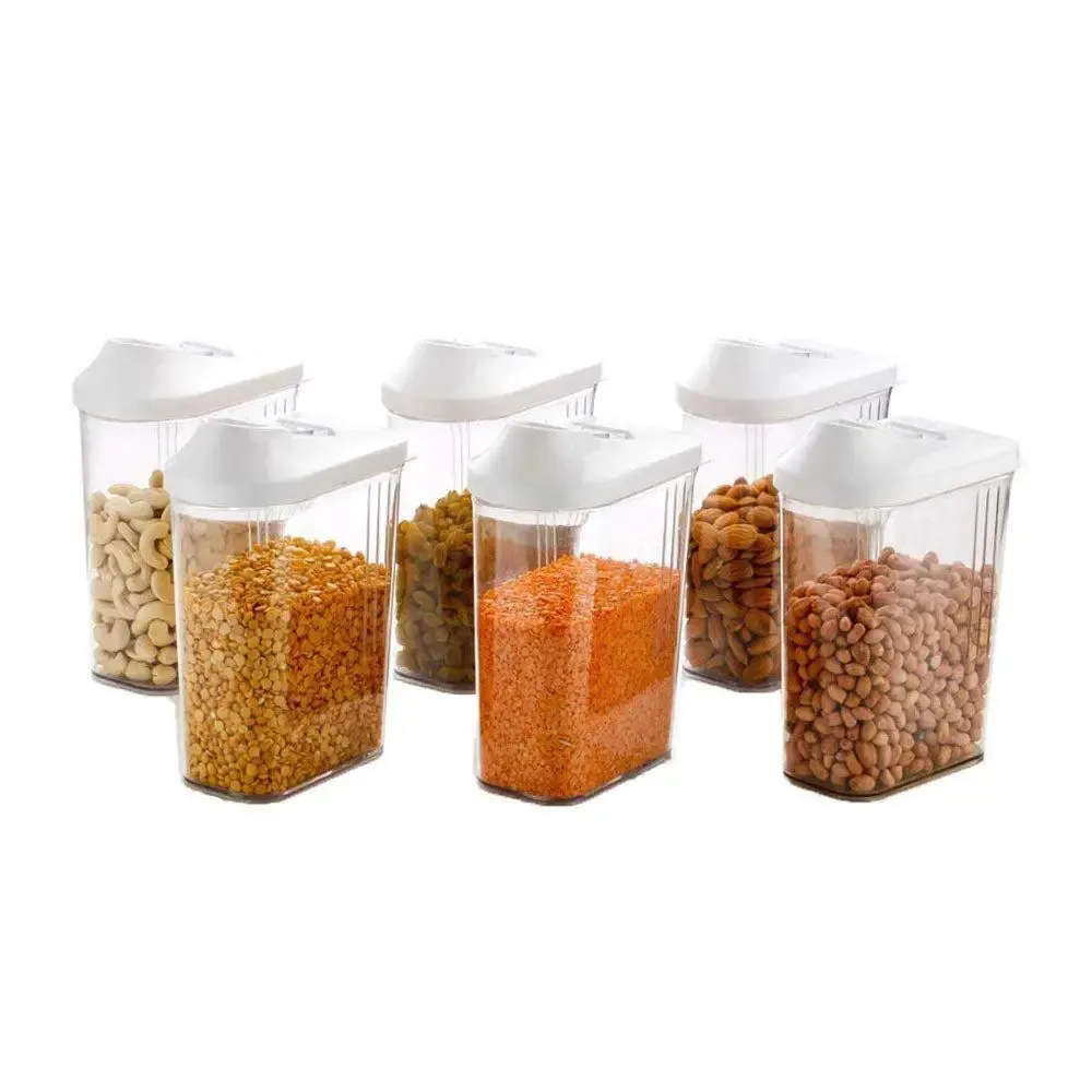 Premium Quality Transparent Kitchen Containers Set Of 6 (750 ml)