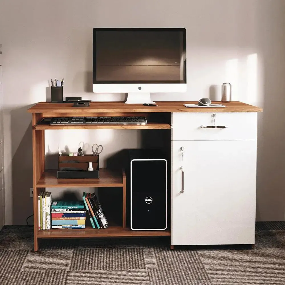 Premium-Quality Wooden Spacious Office Table for Home