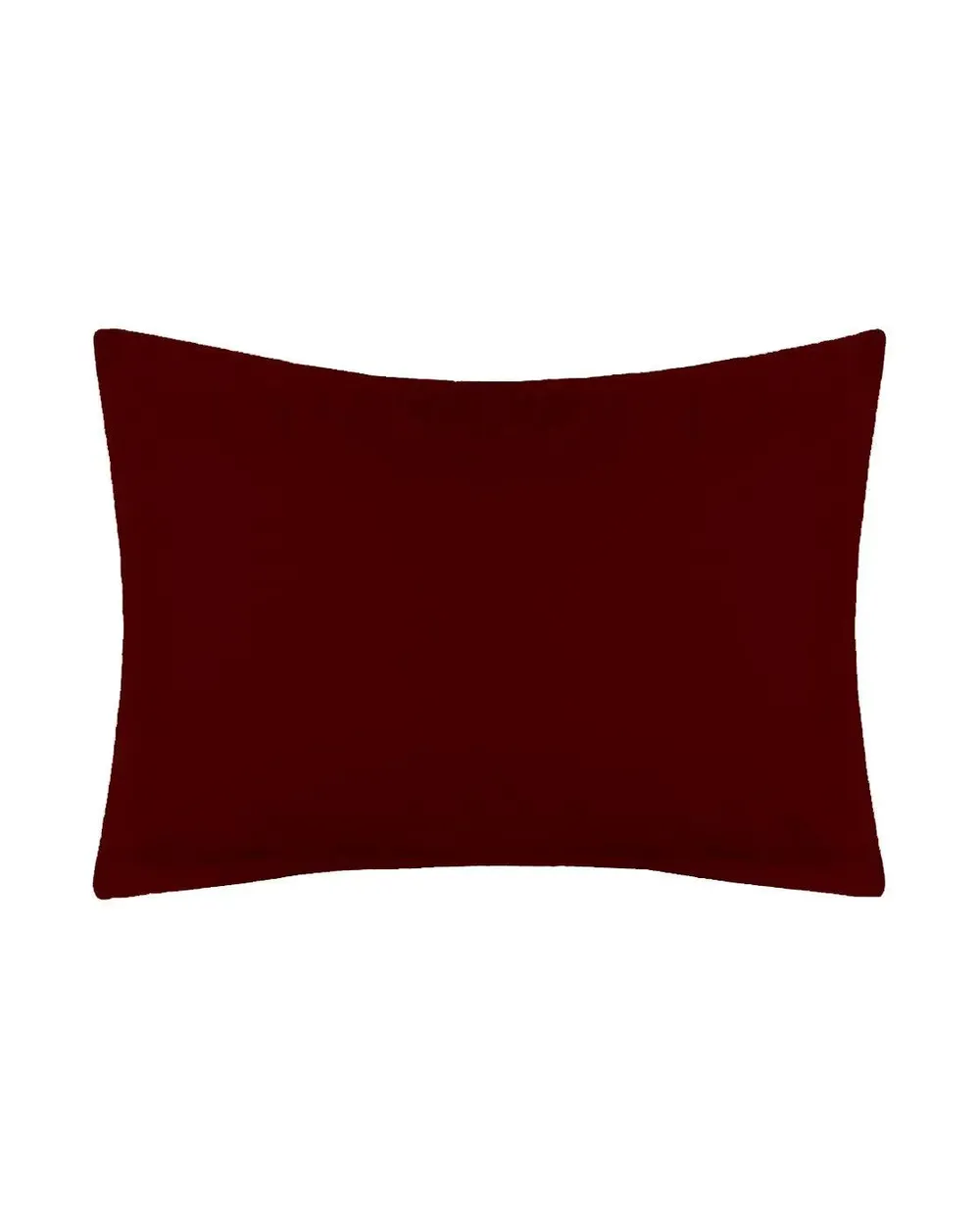 Premium Solid Single Bed Cotton Fitted Bedsheet With 2 Pillow Covers (Available in Multiple Colours) Maroon