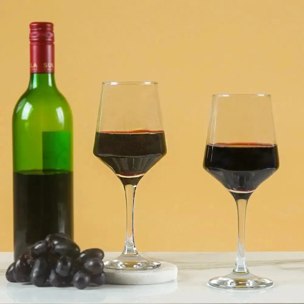 Premium Tapered Baren Wine Glass for Parties Set of 2