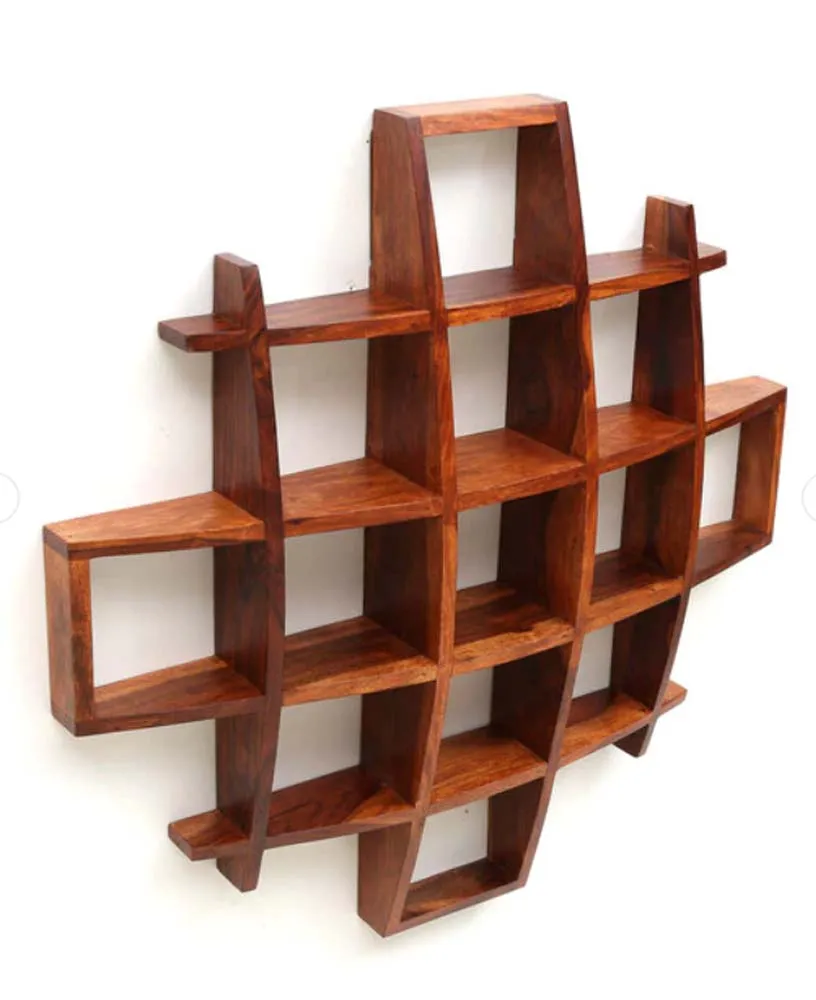 Premium Wood Multispace Wall Shelf