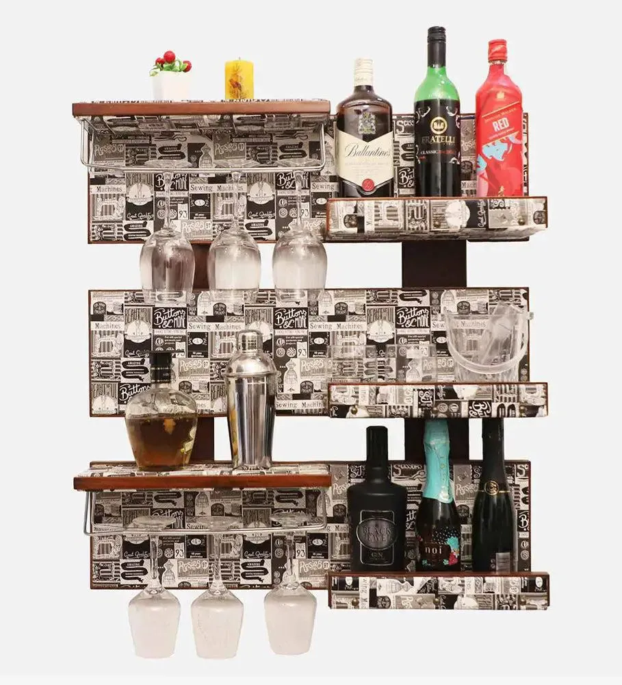 Premium Wooden Home Bar Cabinet