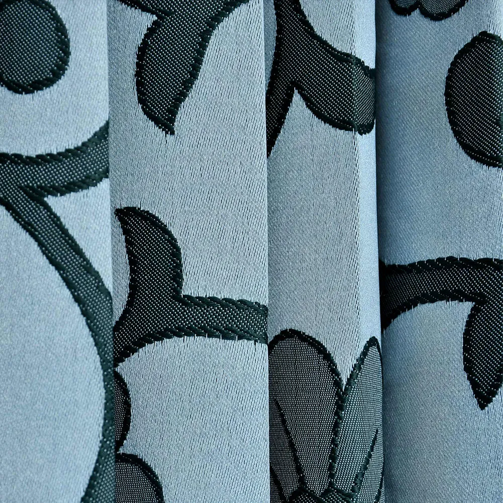 Presto Blue colour Floral Set of 2 Window/Door/Long door WINDOW