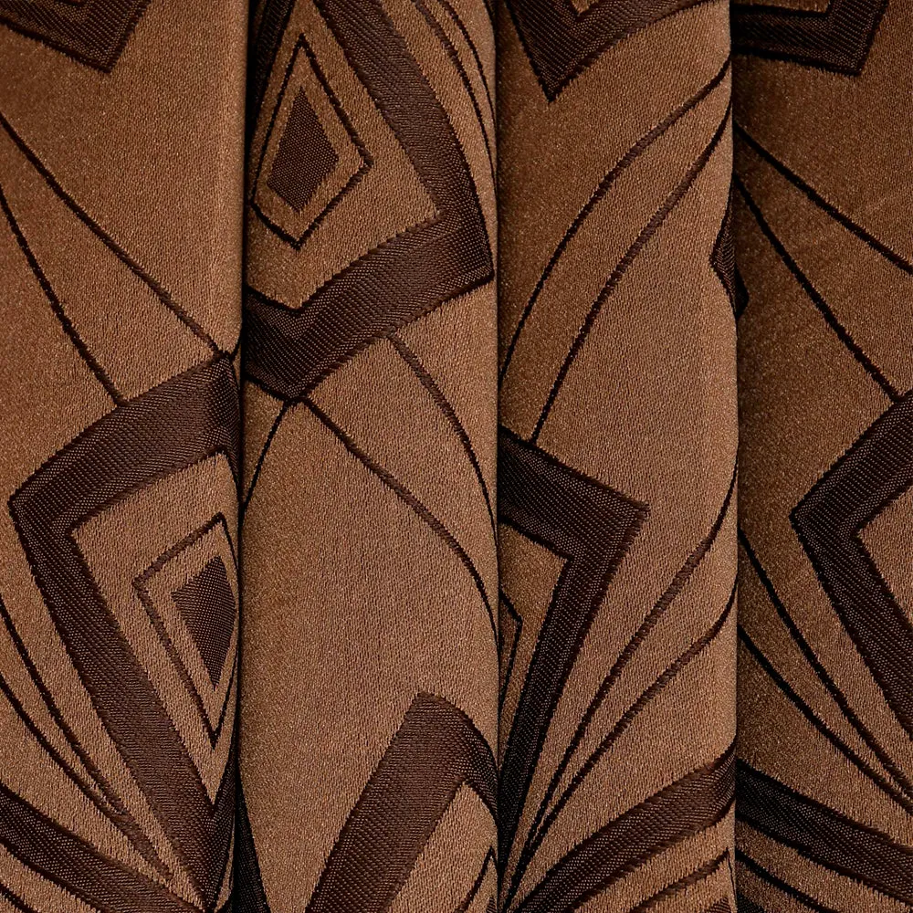 Presto Brown colour Abstract Set of 2 Window/Door/Long door WINDOW