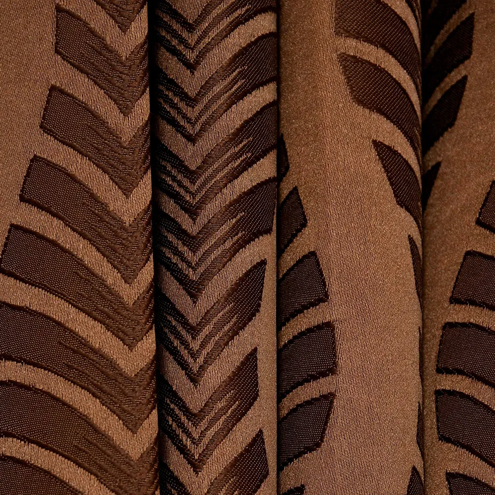 Presto Brown colour Abstract Set of 2 Window/Door/Long door WINDOW