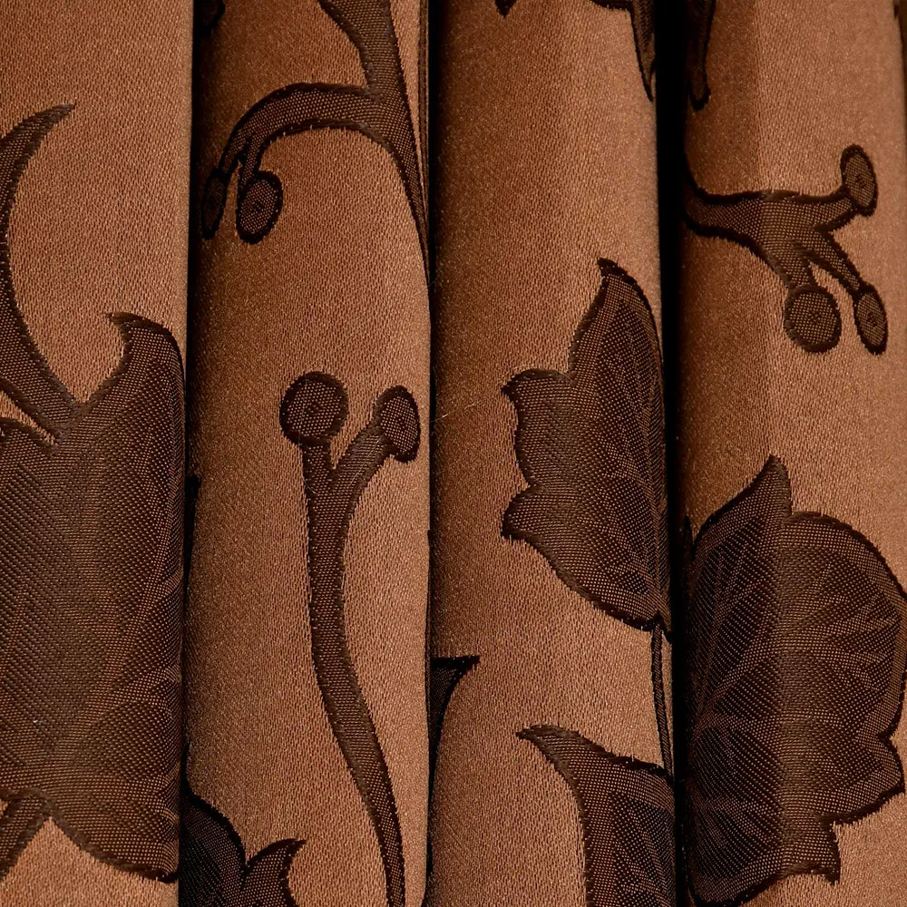 Presto Brown colour Floral Set of 2 Window/Door/Long door WINDOW