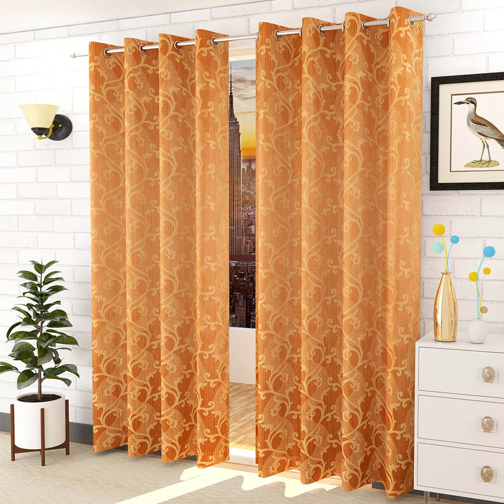 Presto Dark Gold colour Abstract Set of 2 Window/Door/Long door WINDOW