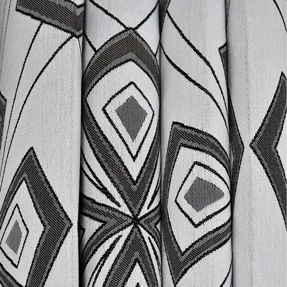 Presto Grey colour Abstract Set of 2 Window/Door/Long door WINDOW