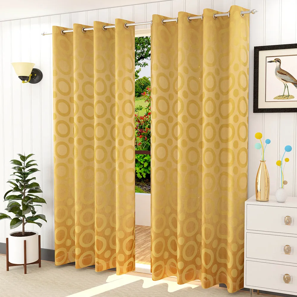 Presto Light Gold colour Geometrical Set of 2 Window/Door/Long door WINDOW