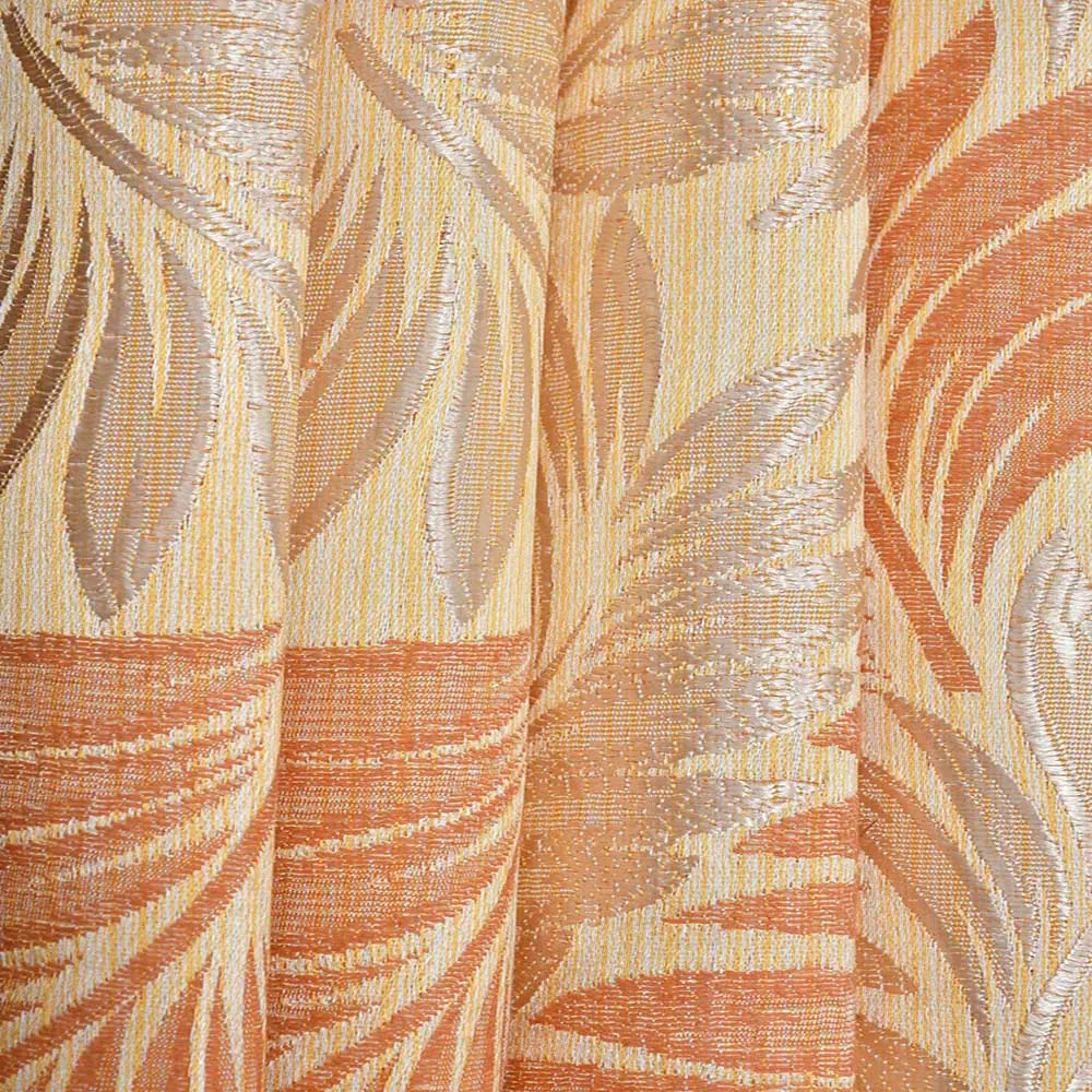 Presto Orange colour Floral Set of 2 Window/Door/Long door WINDOW