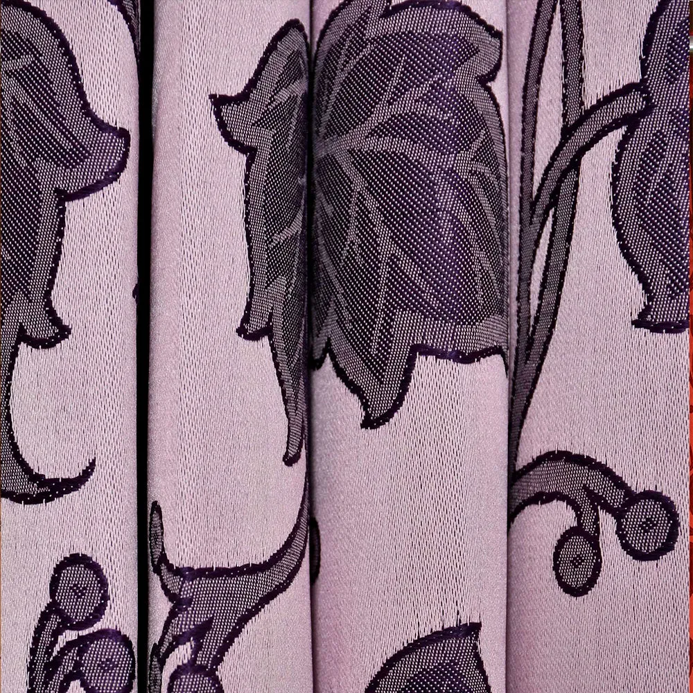 Presto Pink colour Floral Set of 2 Window/Door/Long door WINDOW