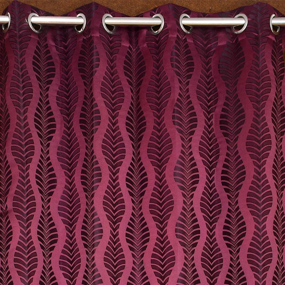 Presto Purple colour Abstract Set of 2 Window/Door/Long door WINDOW