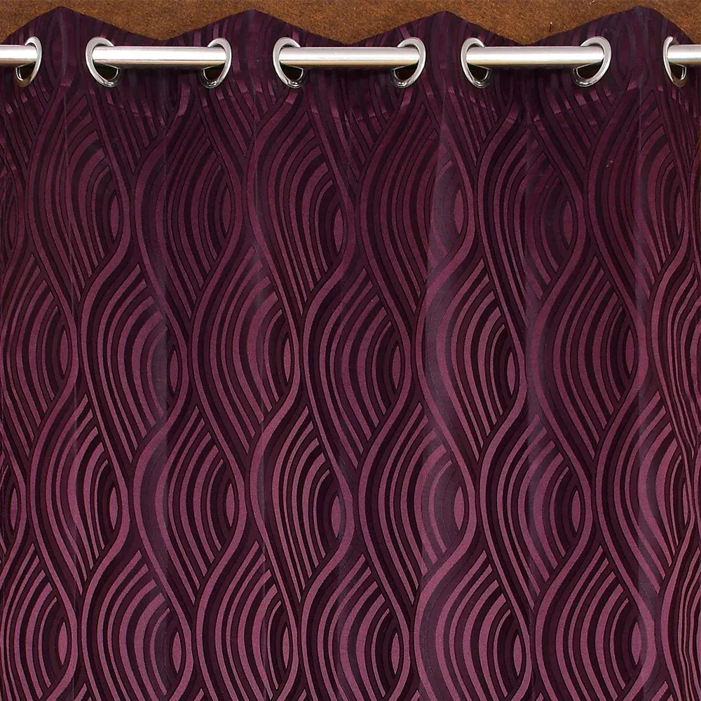 Presto Purple colour Abstract Set of 2 Window/Door/Long door WINDOW