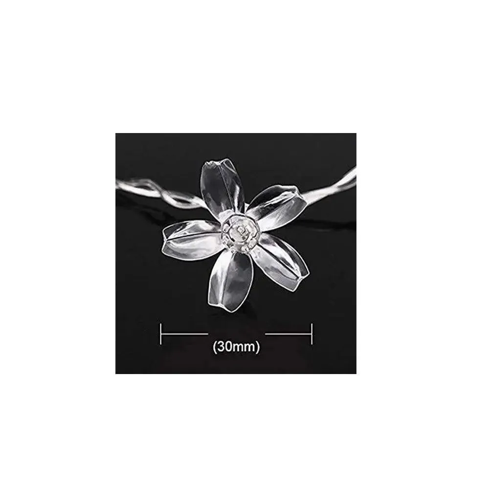 Pretty Blooming Flower Fairy LED String Lights - 6 pieces
