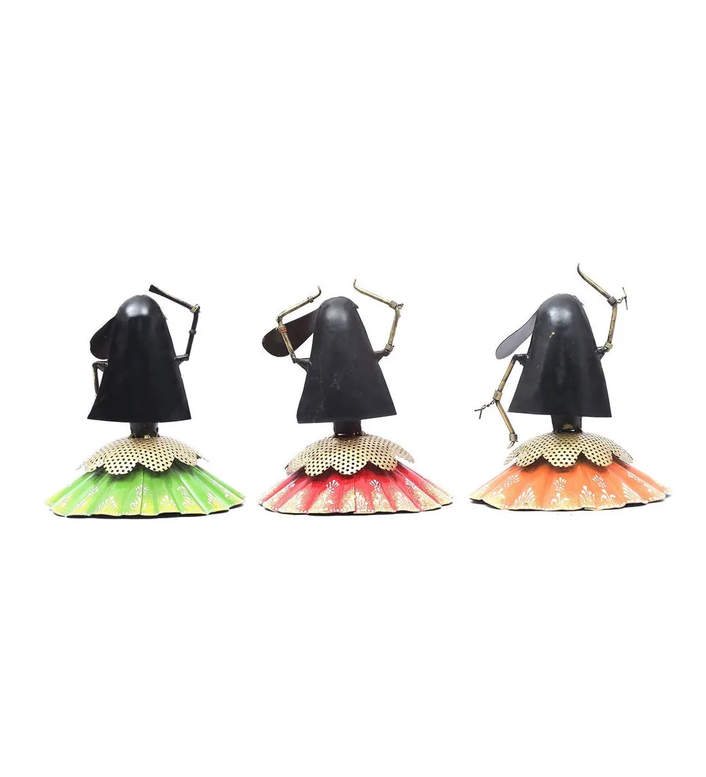 Pretty Dolls Musicians Figurines / Showpiece Set Of 3