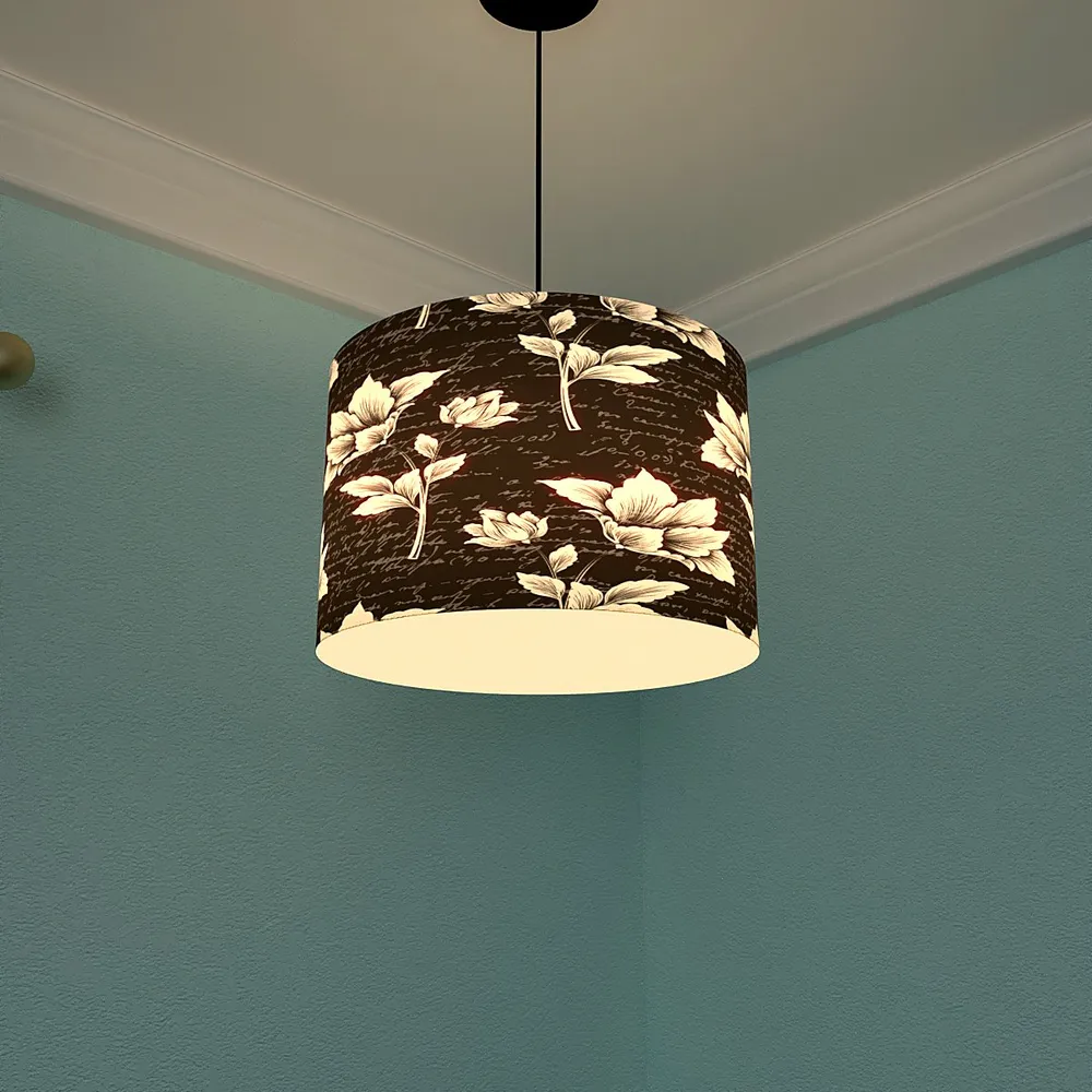 Pretty Dried Leaves Hanging Lamp