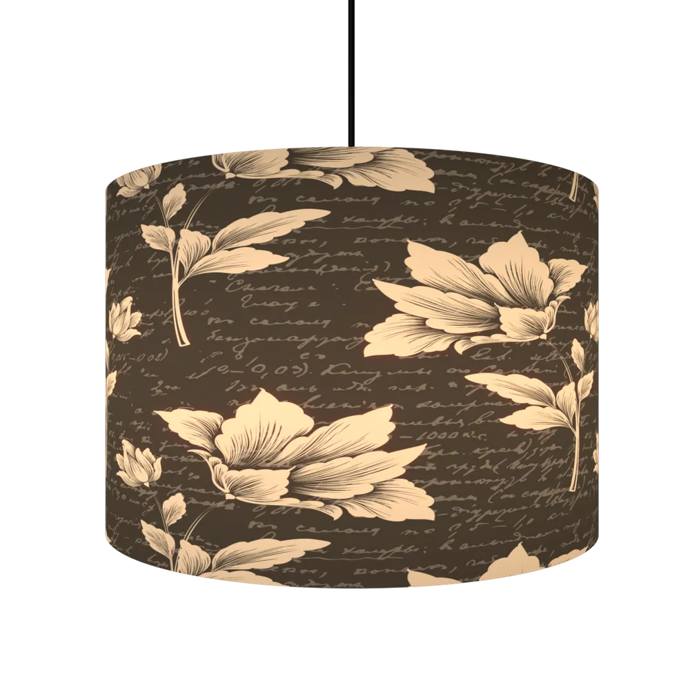 Pretty Dried Leaves Hanging Lamp