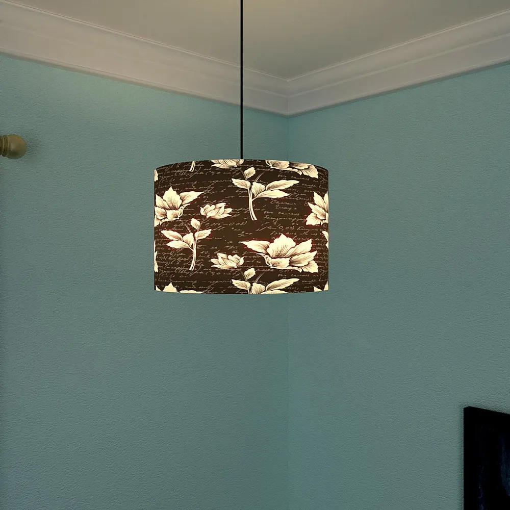 Pretty Dried Leaves Hanging Lamp
