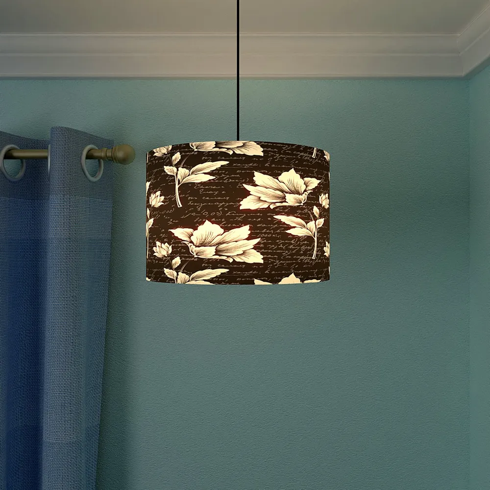 Pretty Dried Leaves Hanging Lamp