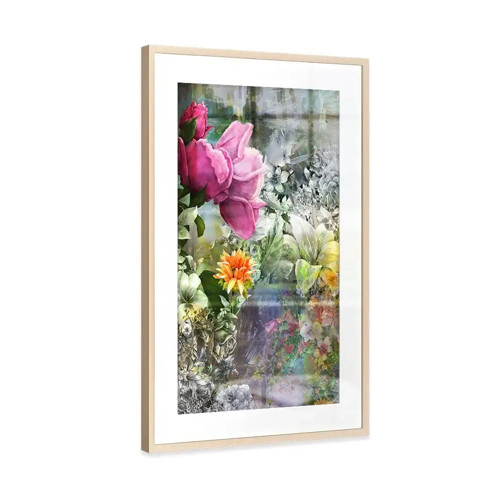 Pretty Floral Garden Big Frame