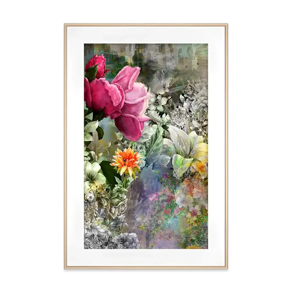 Pretty Floral Garden Big Frame