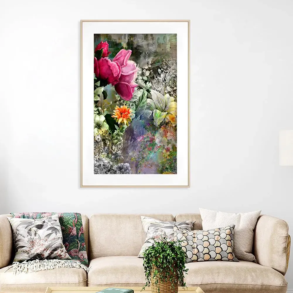 Pretty Floral Garden Big Frame