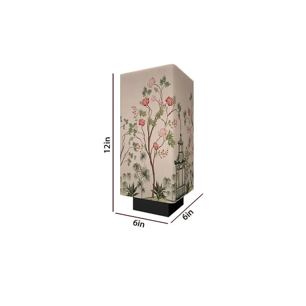 Pretty Floral Stem Designer Table Lamp