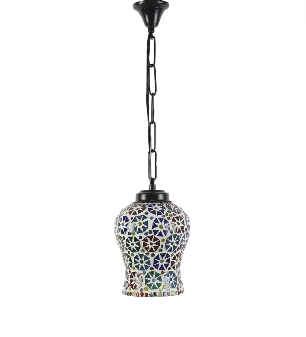Pretty Mosaic Pattern Hanging Light