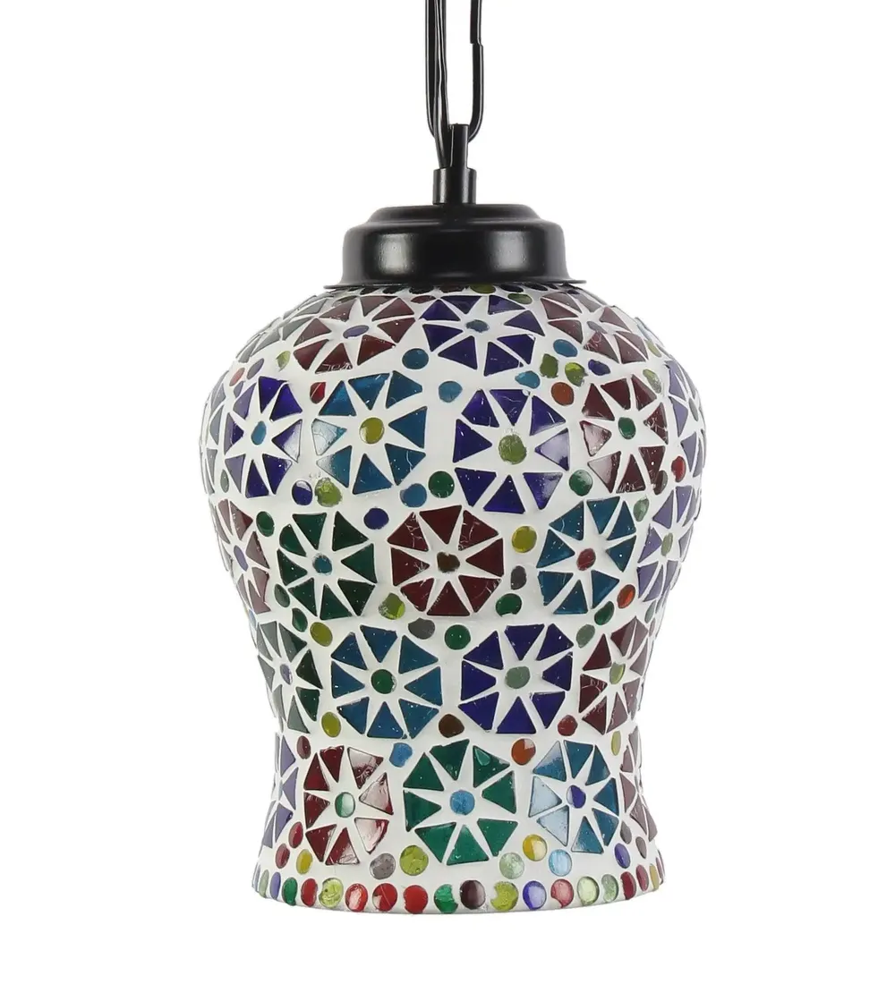 Pretty Mosaic Pattern Hanging Light