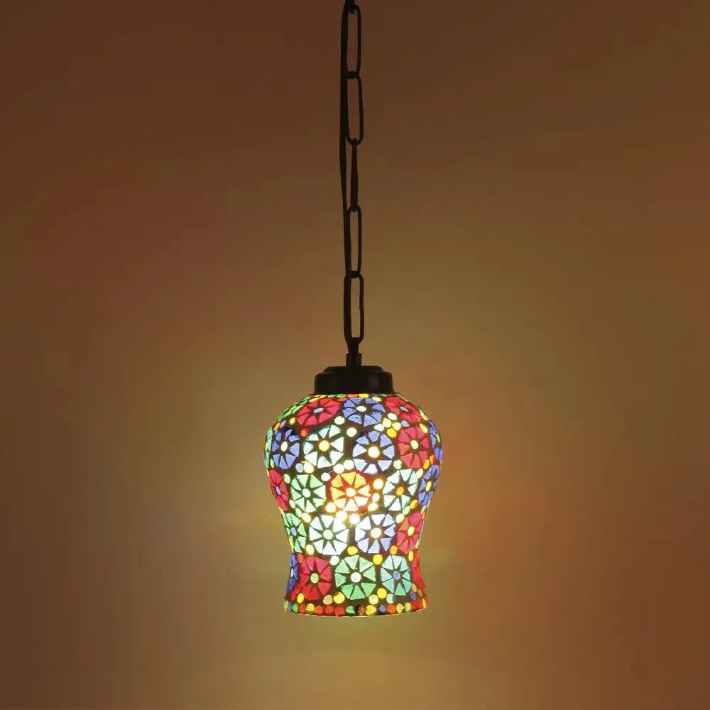 Pretty Mosaic Pattern Hanging Light