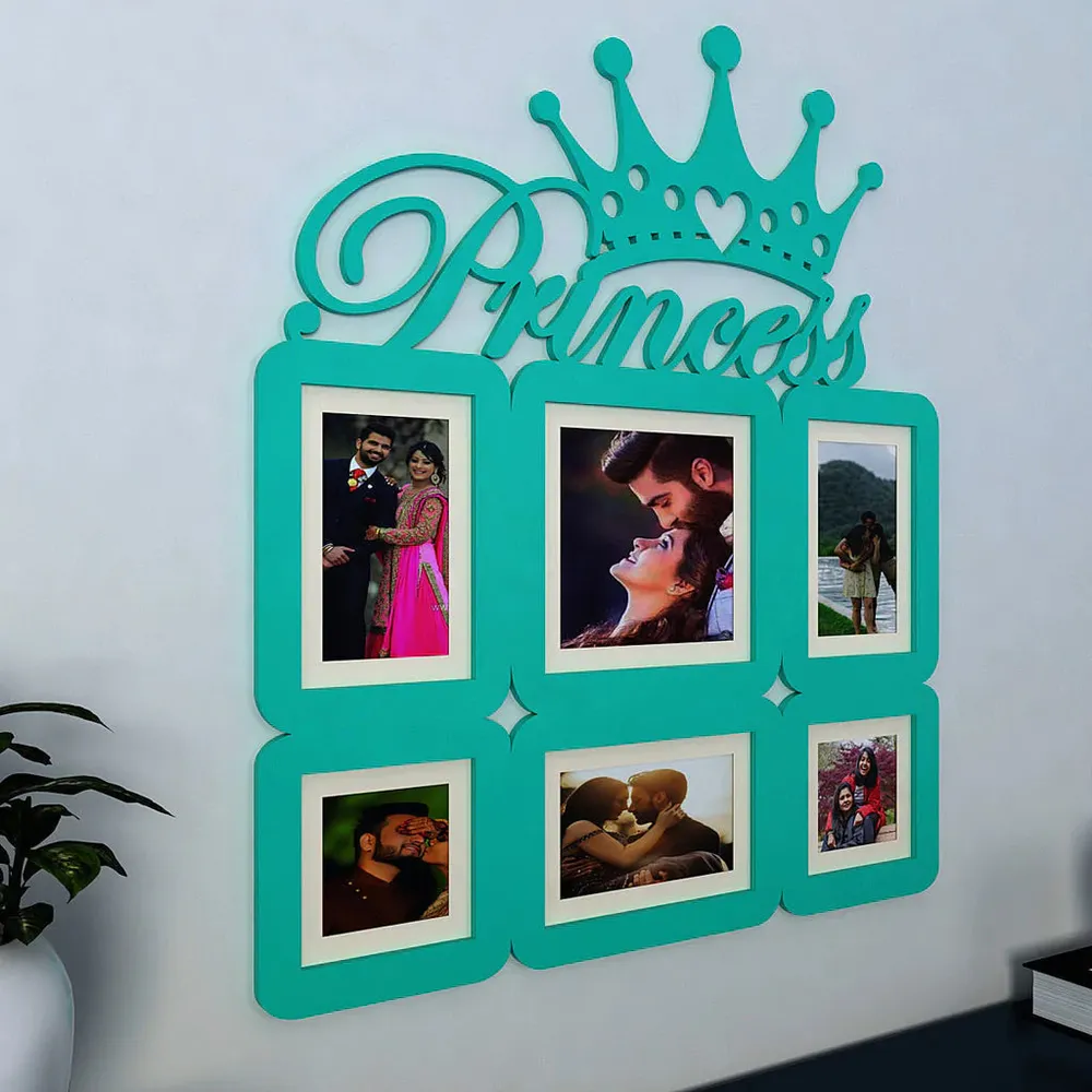 Princess Turquoise Hanging Photo Frame Regular